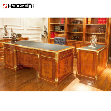 Material solid wood and mdf executive president desks BOSS Working Specific Use desk office project set manufacturer